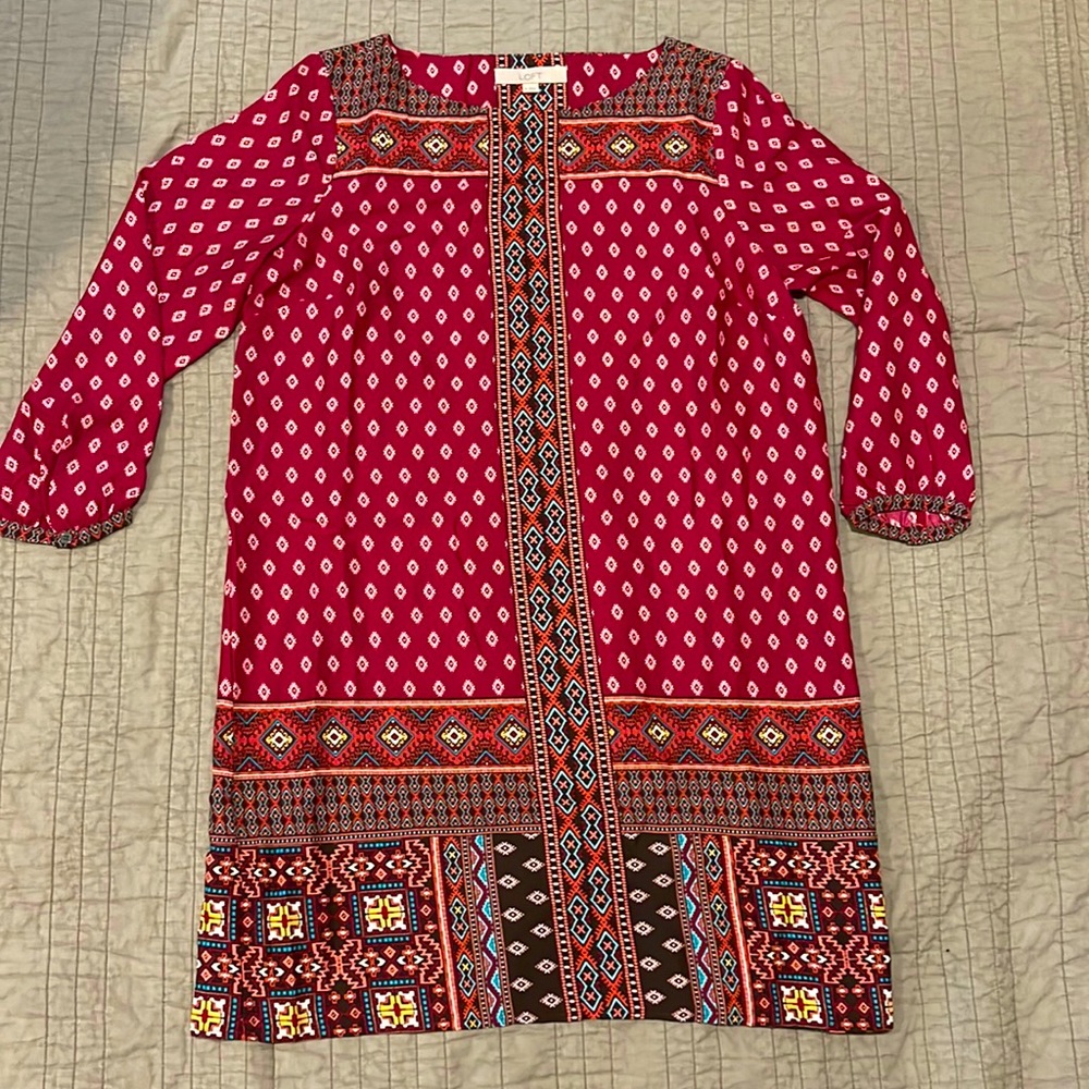 NWT - LOFT - Tunic Style Pattern Dress
